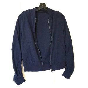 Night blue bomber jacket